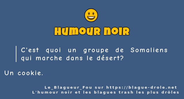 C'est quoi un groupe de Somaliens qui marche...