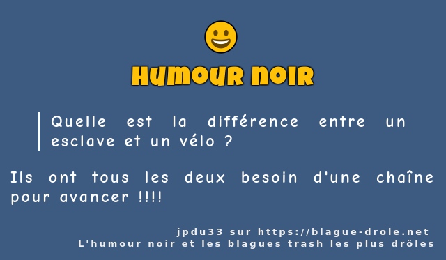 Quelle est la différence entre un esclave et...