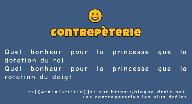 Quel bonheur pour la princesse que la...