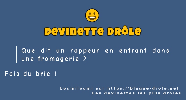 Que dit un rappeur en entrant dans une...