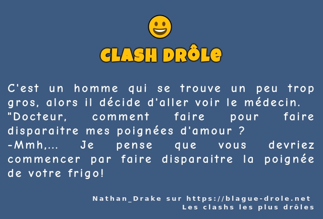 C'est un homme qui se trouve un peu trop...