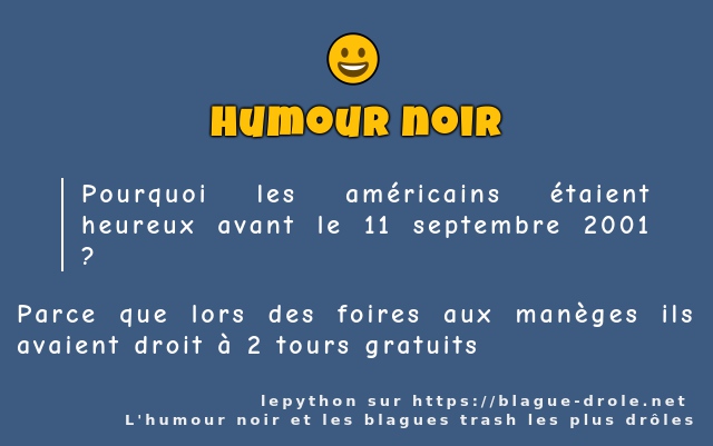 Pourquoi les américains étaient heureux...