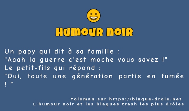 Un papy qui dit à sa famille :