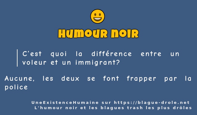 C’est quoi la différence entre un voleur et...