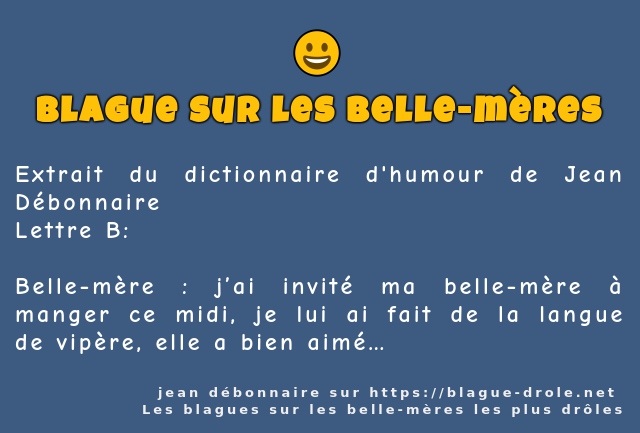 Extrait du dictionnaire d'humour de Jean...