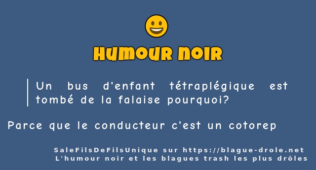 Un bus d'enfant tétraplégique est tombé de...