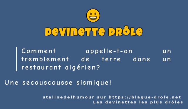 Comment appelle-t-on un tremblement de terre...