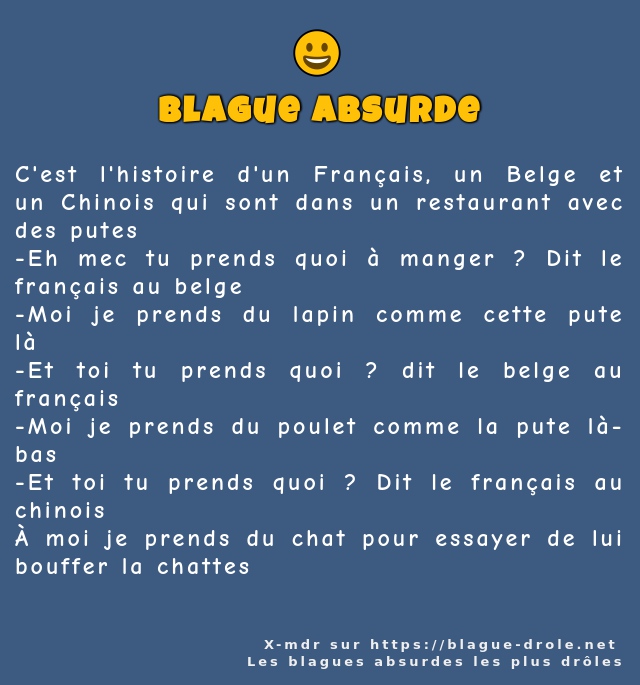 C'est l'histoire d'un Français, un Belge et...