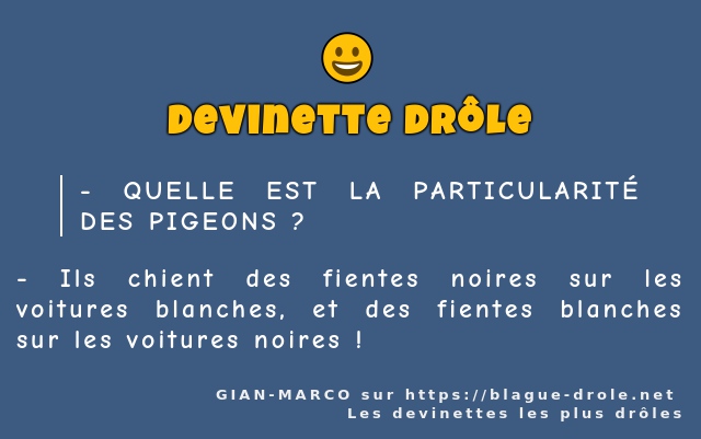 QUELLE EST LA PARTICULARITÉ DES PIGEONS ?
