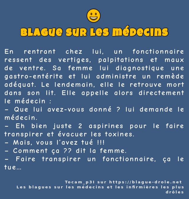 En rentrant chez lui, un fonctionnaire...