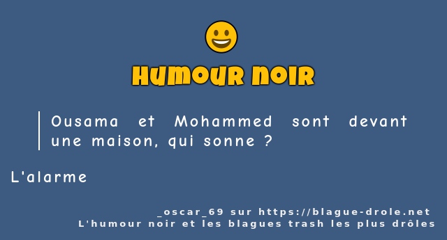 Ousama et Mohammed sont devant une maison,...