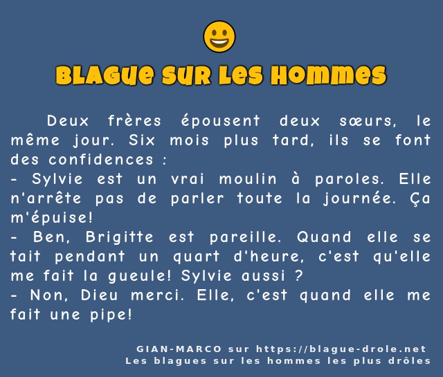   Deux frères épousent deux sœurs, le même...