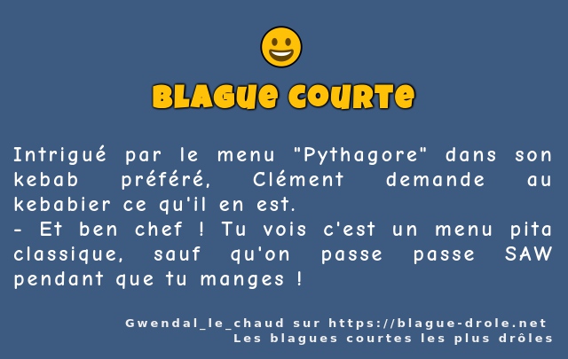 Intrigué par le menu Pythagore dans son...