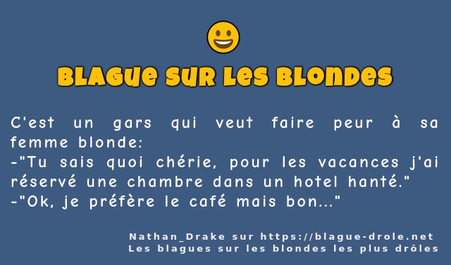 C'est un gars qui veut faire peur à sa femme...