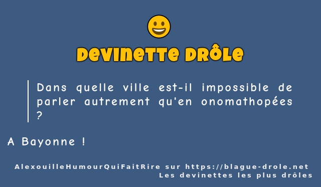 Dans quelle ville est-il impossible de...