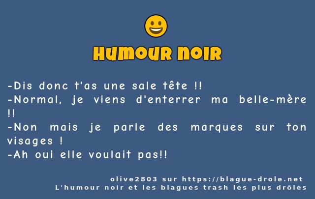 Dis donc t'as une sale tête !!