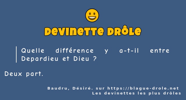 Quelle différence y a-t-il entre Depardieu...