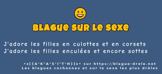 J'adore les filles en culottes et en corsets