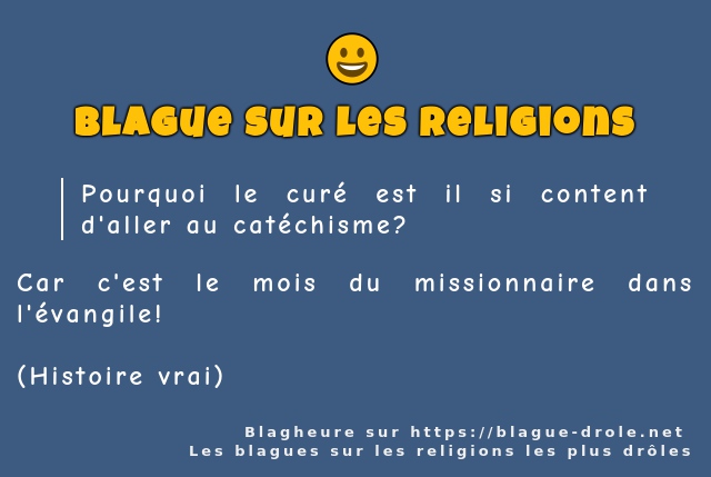 Pourquoi le curé est il si content d'aller...