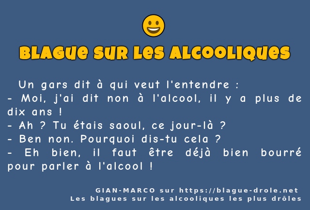   Un gars dit à qui veut l'entendre :