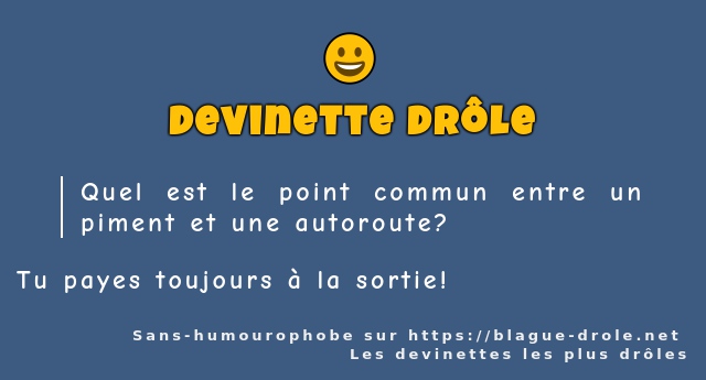 Quel est le point commun entre un piment et...