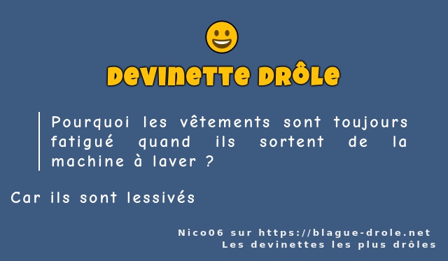 Pourquoi les vêtements sont toujours fatigué...