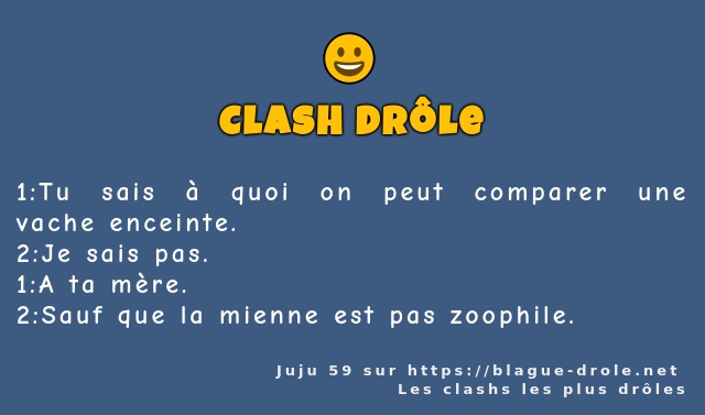 1:Tu sais à quoi on peut comparer une...
