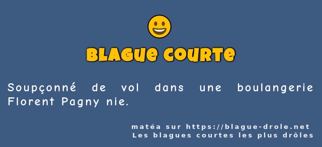 Soupçonné de vol dans une boulangerie...