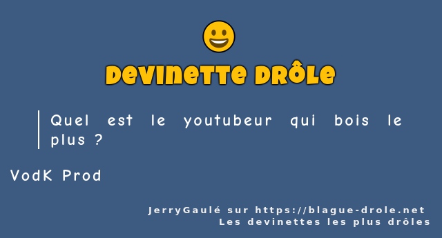 Quel est le youtubeur qui bois le plus ? 