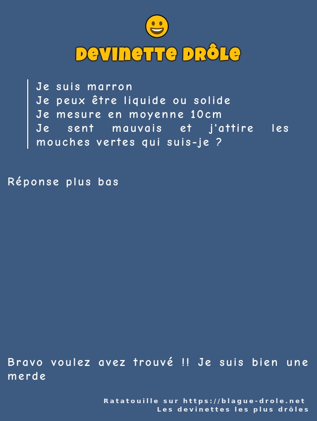 Je suis marron