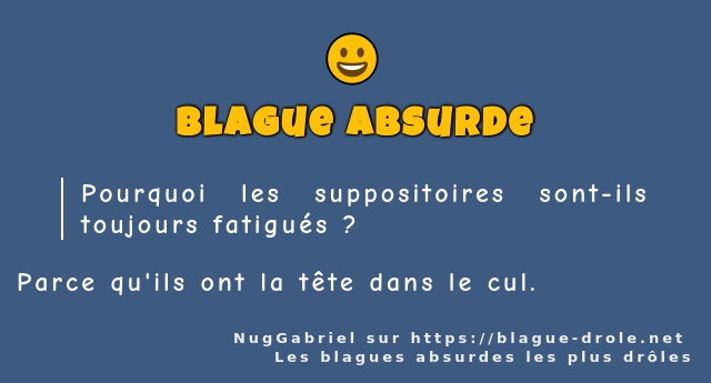 Pourquoi les suppositoires sont-ils toujours...
