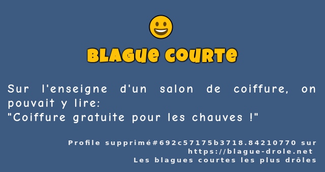 Sur l'enseigne d'un salon de coiffure, on...