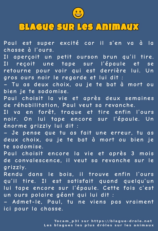 Paul est super excité car il s’en va à la...