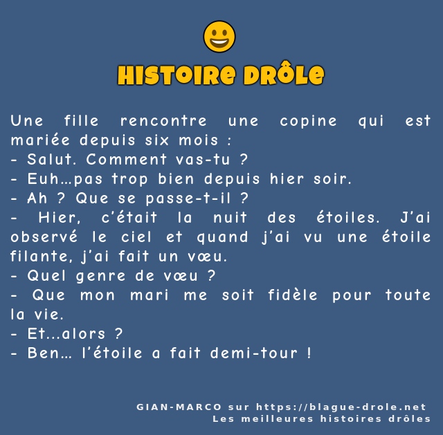 Une fille rencontre une copine qui est...