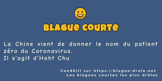 La Chine vient de donner le nom du patient...