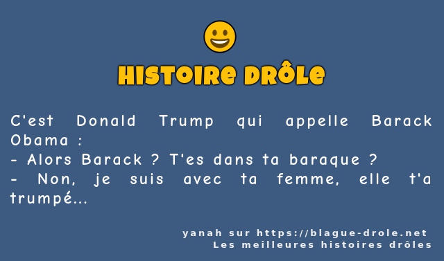C'est Donald Trump qui appelle Barack Obama :