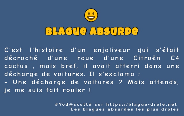 C'est l'histoire d'un enjoliveur qui s'était...