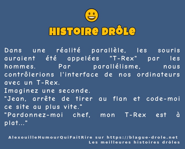 Dans une réalité parallèle, les souris...