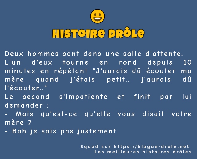 Deux hommes sont dans une salle d'attente.