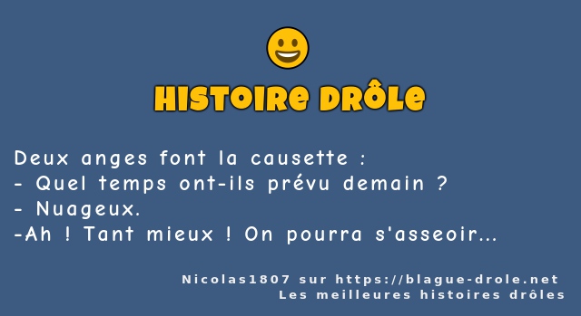 Deux anges font la causette :