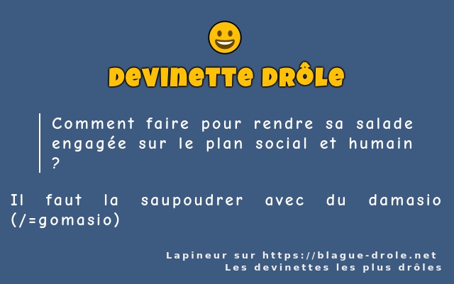 Comment faire pour rendre sa salade engagée...