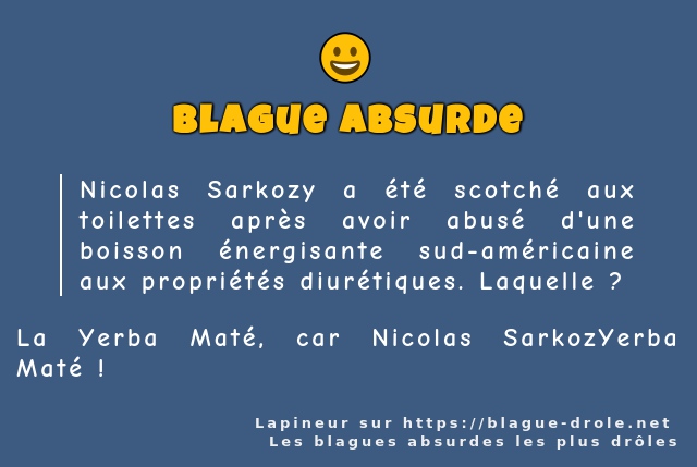 Nicolas Sarkozy a été scotché aux toilettes...