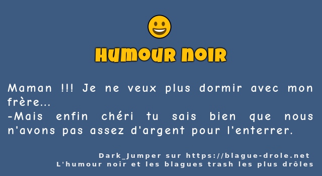 Maman !!! Je ne veux plus dormir avec mon...