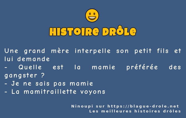 Une grand mère interpelle son petit fils et...