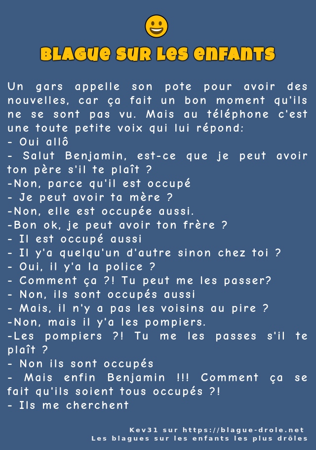 Un gars appelle son pote pour avoir des...