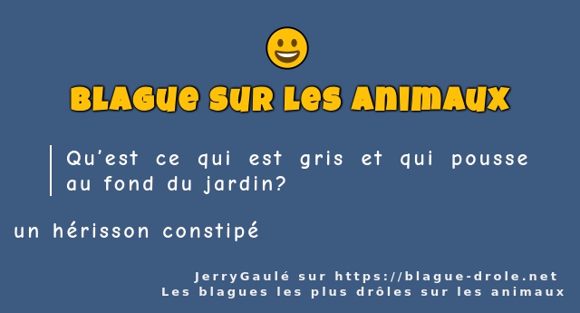 Qu’est ce qui est gris et qui pousse au fond...