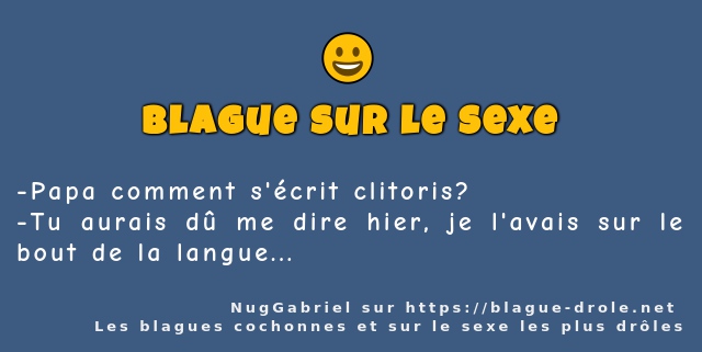 Papa comment s'écrit clitoris ?