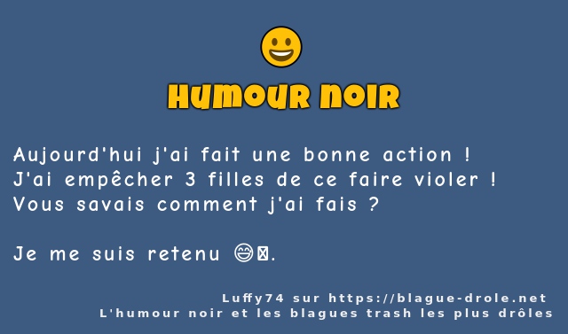 Aujourd'hui j'ai fait une bonne action !