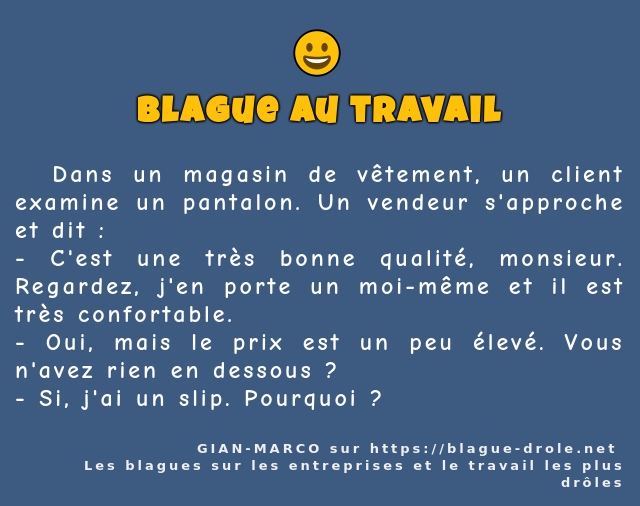   Dans un magasin de vêtement, un client...