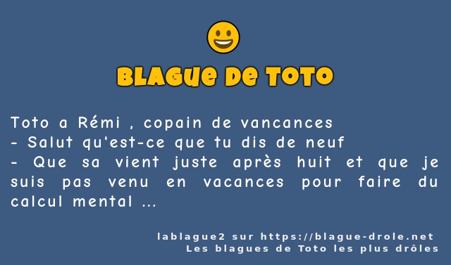 Toto a Rémi , copain de vancances 